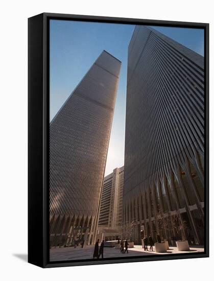 Trade Center Anniversary-Emile Wamsteker-Framed Stretched Canvas