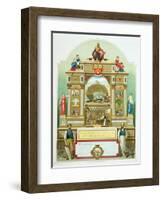 Trade Emblem of the Amalgamated Society of Woodworkers, 1860-null-Framed Giclee Print