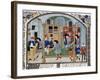 Trade Scene in a Silverware Shop - 15Th Cent. Illumination-null-Framed Giclee Print