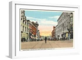 Trade Street, Charlotte, North Carolina-null-Framed Art Print