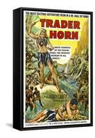 Trader Horn, Poster Art, 1931-null-Framed Stretched Canvas