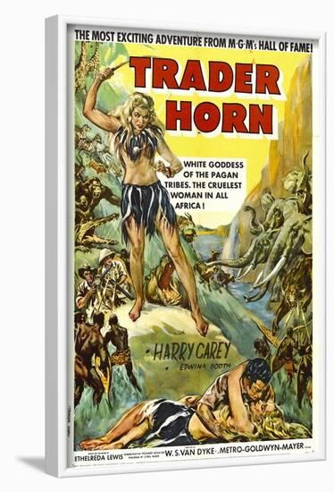 Trader Horn, Poster Art, 1931-null-Framed Art Print