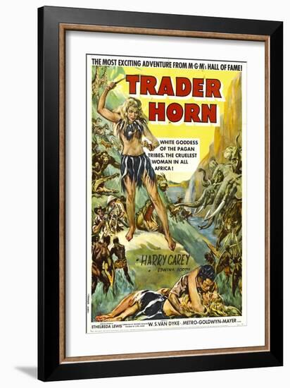 Trader Horn, Poster Art, 1931-null-Framed Art Print
