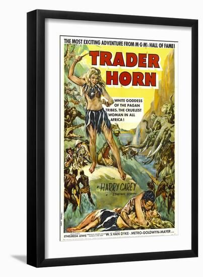 Trader Horn, Poster Art, 1931-null-Framed Art Print