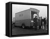 Traders Buying Bacon Direct from a Danish Bacon Wholesale Van, Kilnhurst, South Yorkshire, 1961-Michael Walters-Framed Stretched Canvas