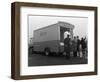 Traders Buying Bacon Direct from a Danish Bacon Wholesale Van, Kilnhurst, South Yorkshire, 1961-Michael Walters-Framed Photographic Print