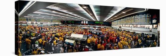 Traders in a Stock Market, Chicago Mercantile Exchange, Chicago, Illinois, USA-null-Stretched Canvas