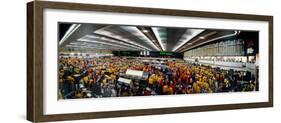 Traders in a Stock Market, Chicago Mercantile Exchange, Chicago, Illinois, USA-null-Framed Photographic Print