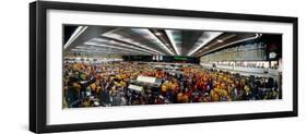 Traders in a Stock Market, Chicago Mercantile Exchange, Chicago, Illinois, USA-null-Framed Photographic Print
