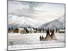 Trading Outpost, C1860-Peter Petersen Tofft-Mounted Giclee Print