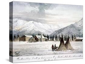 Trading Outpost, C1860-Peter Petersen Tofft-Stretched Canvas