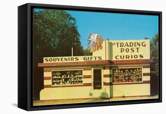 Trading Post Curio Shop-null-Framed Stretched Canvas
