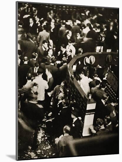 Trading Post Nine, New York Stock Exchange-null-Mounted Photographic Print