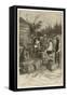 Trading Post of the Hudson's Bay Company Canada-null-Framed Stretched Canvas