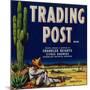 Trading Post Orange Label - Chandler Heights, AZ-Lantern Press-Mounted Art Print