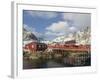 Tradition fishing huts, A i Lofoten, Moskenesoya. Lofoten Islands. Norway-Martin Zwick-Framed Photographic Print