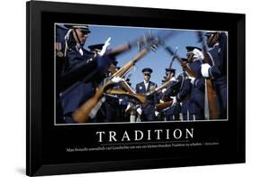 Tradition: Motivationsposter Mit Inspirierendem Zitat-null-Framed Photographic Print