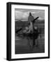 Traditiona Totora Reed Boat & Aymara, Lake Titicaca, Bolivia / Peru, South America-Pete Oxford-Framed Photographic Print