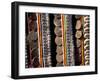 Traditional Akha Fabric and Clothing Displayed as a Souvenir, Burma-Brian McGilloway-Framed Photographic Print