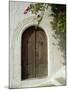 Traditional Arched Doorway, Lindos Town, Rhodes, Dodecanese Islands, Greece-Fraser Hall-Mounted Photographic Print