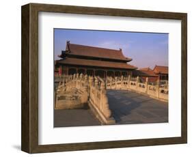 Traditional Architecture in Forbidden City, Beijing, China-Keren Su-Framed Photographic Print