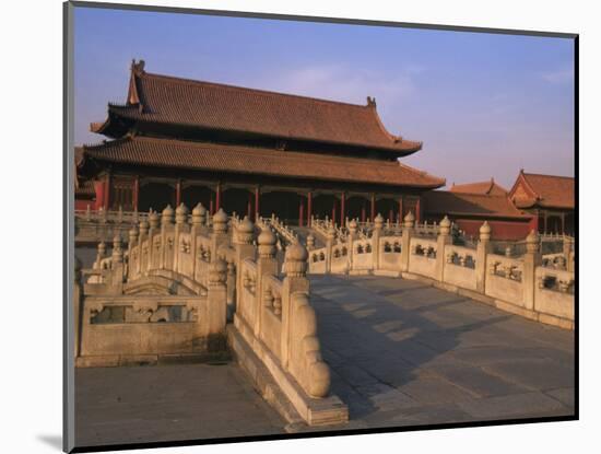 Traditional Architecture in Forbidden City, Beijing, China-Keren Su-Mounted Photographic Print