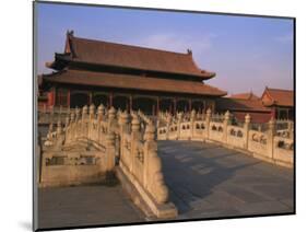 Traditional Architecture in Forbidden City, Beijing, China-Keren Su-Mounted Photographic Print
