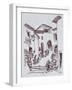 Traditional architecture in Saint-Guilhem-Le-Desert, France.-Richard Lawrence-Framed Photographic Print