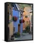 Traditional Architecture of Neidermorschwir, Alsace, France-John Miller-Framed Stretched Canvas