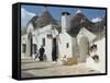 Traditional Architecture of Trulli, Alberobello, UNESCO World Heritage Site, Puglia, Italy, Europe-Terry Sheila-Framed Stretched Canvas