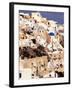 Traditional Architecture on Santorini, Greece-Keren Su-Framed Photographic Print