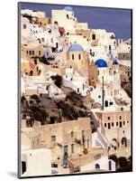 Traditional Architecture on Santorini, Greece-Keren Su-Mounted Photographic Print