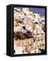 Traditional Architecture on Santorini, Greece-Keren Su-Framed Stretched Canvas