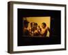 Traditional Artists Get Ready to Perform a Fusion Dance of Kerala Art Forms-null-Framed Photographic Print