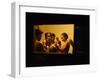 Traditional Artists Get Ready to Perform a Fusion Dance of Kerala Art Forms-null-Framed Photographic Print