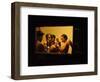 Traditional Artists Get Ready to Perform a Fusion Dance of Kerala Art Forms-null-Framed Photographic Print