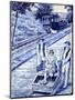 Traditional Azulejos Tiles, Funchal, Madiera, Portugal-Kymri Wilt-Mounted Photographic Print