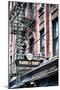 Traditional Barber Shop Sign, Manhattan, New York City-George Oze-Mounted Photographic Print