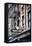 Traditional Barber Shop Sign, Manhattan, New York City-George Oze-Framed Stretched Canvas