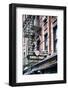 Traditional Barber Shop Sign, Manhattan, New York City-George Oze-Framed Photographic Print