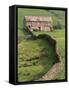 Traditional Barn in Upper Swaledale, Yorkshire Dales National Park, Yorkshire, England, UK-Patrick Dieudonne-Framed Stretched Canvas