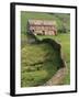 Traditional Barn in Upper Swaledale, Yorkshire Dales National Park, Yorkshire, England, UK-Patrick Dieudonne-Framed Photographic Print