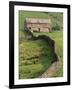 Traditional Barn in Upper Swaledale, Yorkshire Dales National Park, Yorkshire, England, UK-Patrick Dieudonne-Framed Photographic Print