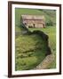 Traditional Barn in Upper Swaledale, Yorkshire Dales National Park, Yorkshire, England, UK-Patrick Dieudonne-Framed Photographic Print