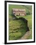 Traditional Barn in Upper Swaledale, Yorkshire Dales National Park, Yorkshire, England, UK-Patrick Dieudonne-Framed Photographic Print