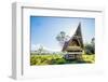 Traditional Batak House in Lake Toba, Sumatra, Indonesia, Southeast Asia-John Alexander-Framed Photographic Print