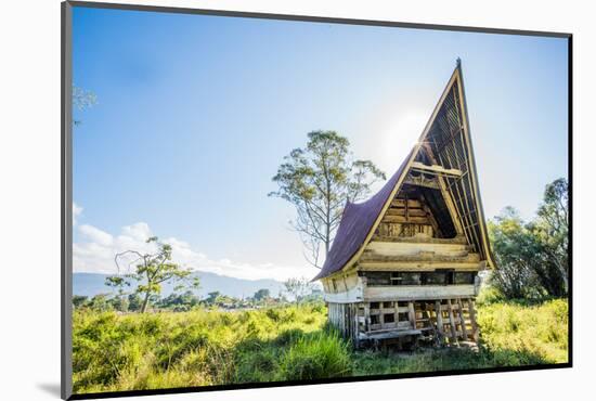 Traditional Batak House in Lake Toba, Sumatra, Indonesia, Southeast Asia-John Alexander-Mounted Photographic Print