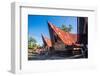 Traditional Batak House in Lake Toba, Sumatra, Indonesia, Southeast Asia-John Alexander-Framed Photographic Print