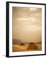 Traditional Bedouin Tents in the Sahara Desert, Near Zagora, Merzouga, Morocco, North Africa-Ian Egner-Framed Photographic Print