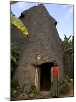 Traditional Beehive House of the Dorze People Made Entirely from Organic Materials, Ethiopia-Jane Sweeney-Mounted Photographic Print